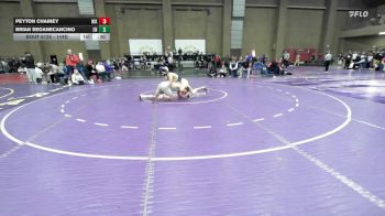 144D Quarterfinal - Brian Seoanecancino, Liberty North vs Peyton Chainey, Nixa