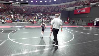 95 lbs Cons. Round 2 - Killian Machovec, River Valley Youth Wrestling vs Gaige Lockington, Westby Wrestling Club