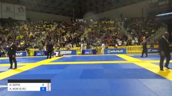 KRISTINA SOFIA PURUGANAN BARLAAN vs AMANDA MONTEIRO NOGUEIRA 2019 World Jiu-Jitsu IBJJF Championship