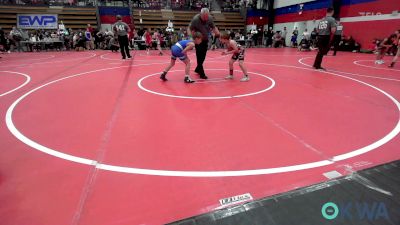 80 lbs Consolation - Kade Church, Skiatook Youth Wrestling vs Kendrick Henning, Tiger Trained Wrestling