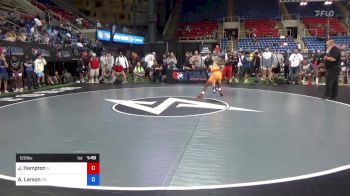 120 lbs Rnd Of 128 - Jason Hampton, Illinois vs Aidan Larson, Oregon