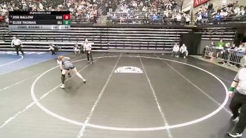 5A 130 lbs Cons. Round 1 - Elise Thomas, Hillcrest vs Zoe Ballow, West Jordan