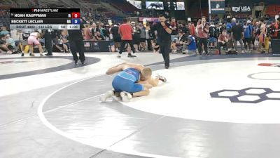144 lbs Champ. Rd Of 64 - Noah Kauffman, Iowa vs Beckett Leclair, Massachusetts