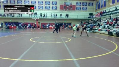 174 lbs Quarterfinal - Wylee Lindeen, Eastern Oregon University (OR) vs Illia Borshchenko, San Francisco State