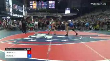 182 lbs Consi Of 64 #2 - Tai Koyama, Missouri vs John Roberts, Oklahoma