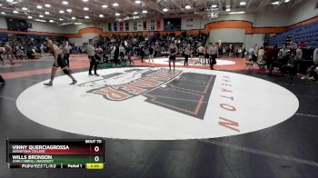 184 lbs Champ. Round 1 - Vinny Querciagrossa, Augustana College vs Wills Bronson, John Carroll University