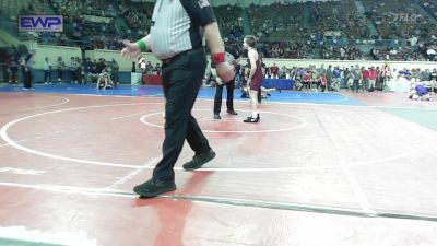 120 lbs Consi Of 32 #1 - Brighton Franklin, Ada Junior High vs Makylan Stanley, Watonga