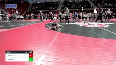 52 lbs Final - Garrett Potts, Wagoner Takedown Club vs Barrett Smith, Owasso Takedown Club