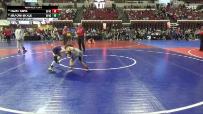 62 lbs Cons. Round 7 - Marcus Sickle, Laurel Matburners vs Isaiah Tapia, Kalispell Wrestling Club