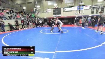 165 lbs Consolation 1st - Grant Provencher, Coweta vs Dredyn Spencer, MUSKOGEE