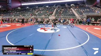 49 lbs Quarterfinal - Kashtyn Grant, Torrington Wrestling Club vs Tracy Froman, Top Of The Rock Wrestling Club