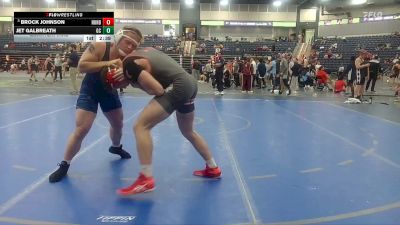 184 lbs Quarterfinal - Brock Johnson, Huntingdon vs Jet Galbreath, Unattached The Citadel