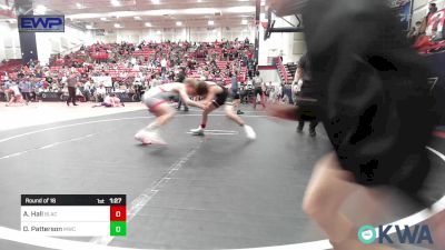 80 lbs Round Of 16 - Aidyn Hall, Blackwell Wrestling Club vs Dakin Patterson, Maize Wrestling Club