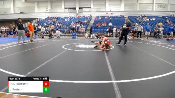 116 lbs Cons. Round 1 - Noah Redman, Elite Eagles vs Jedediah Foster, Warrior Regional Training Center