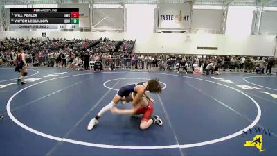 99 lbs Champ. Round 2 - Will Pealer, Geneva Wrestling Club vs Victor Leguillow, Bear Cave Wrestling
