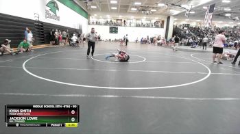 80 lbs Cons. Round 2 - Jackson Lowe, BullTrained vs Kyan Smith, Maize Wrestling