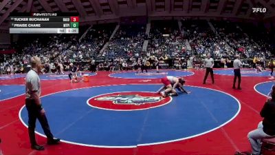 1A-215 lbs Quarterfinal - Praise Chane, Mt. Pisgah Christian School vs Tucker Buchanan, Rabun County