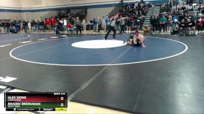 107 lbs Quarterfinal - Braden Bresnahan, Scott West vs Alex Xiong, Coon Rapids