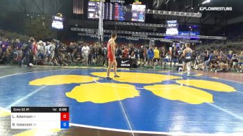 152 lbs Cons 32 #1 - Logan Adamson, Iowa vs Brandon Isaacson, Oregon