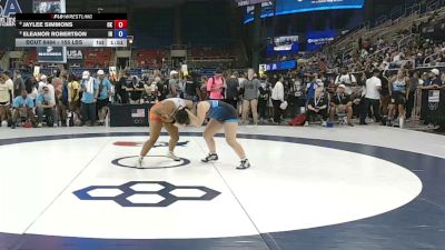 155 lbs Champ. Rd Of 16 - Jaylee Simmons, Oklahoma vs Eleanor Robertson, Indiana