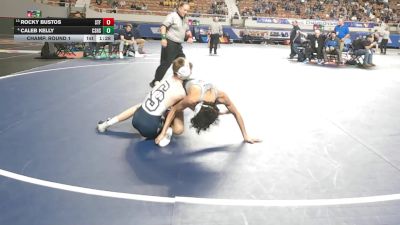 115-D3 Champ. Round 1 - Rocky Bustos, San Tan Foothills High School vs Caleb Kelly, Cactus Shadows High School