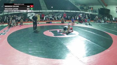 84 lbs Champ. Round 1 - Brendon Collins, Idaho vs Draxson Lathim, Oregon