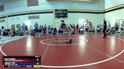 113 lbs Semifinal - Raj Nagra, Legends Of Gold Wrestling vs Diego Yoo, HSE Wrestling Club