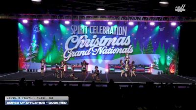 Amped Up Athletics - Code Red [2025 L3 Youth - Flex - D2] 2025 Spirit Celebration Christmas Grand Nationals