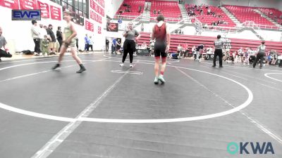 80 lbs Rr Rnd 5 - Bryson Vinson, Weatherford Youth Wrestling vs Carter Schmedt, Prodigy NDT