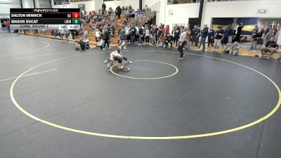 157 lbs Cons. Round 3 - Dalton Minnick, Georgetown (KY) vs Mason Ducat, Lourdes