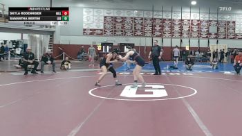 120 lbs Final - Skyla Rodenhiser, Holliston vs Samantha Bertini, Ludlow