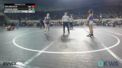 117 lbs Round Of 16 - Eva Luna Ellis, Team Guthrie Wrestling vs Charlee Jones, Vinita Kids Wrestling