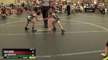 53 lbs Round 3 (4 Team) - Milo Ksebe, SVRWC Gold vs Cru Babcock, Ares