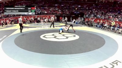 D3-132 lbs 5th Place Match - Grady Phelps, Riverdale vs Giovanni Magistrelli, Lake Cath.