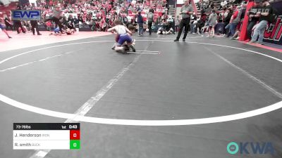 73-76 lbs Semifinal - Jax Henderson, IRONMEN Wrestling Club vs Riot Smith, Buck Pride Wrestling