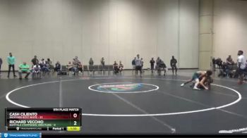 148 lbs Placement Matches (16 Team) - Richard Vecchio, Bufffalo Stampeders Wrestling vs Cash Ciliento, Backyard Boyz White