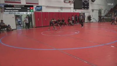 133 lbs 3rd Place Match - Adrian Patterson, Sacramento City College vs Bryan Villatoro, Santa Ana College