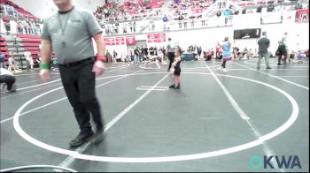 83 lbs Consi Of 4 - Charles Smart, Harrah Little League Wrestling vs Kaydan Osborn, Ponca City Wildcat Wrestling