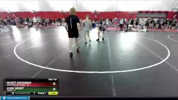 120-121 lbs Round 1 - Wyatt Goossens, Erie/Prophetstown vs Kobe Brent, Leroy