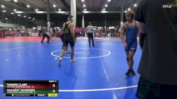144 lbs Quarterfinals (8 Team) - TANNER CLARK, MAT RATS WRESTLING CLUB vs Nazaroy Saunders, LANDSTOWN WRESTLING CLUB