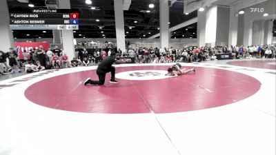 60 lbs Champ. Round 4 - Cayden Rios, NXT Level Wrestling Academy vs Ashton Besmer, Dethrone Wrestling Club