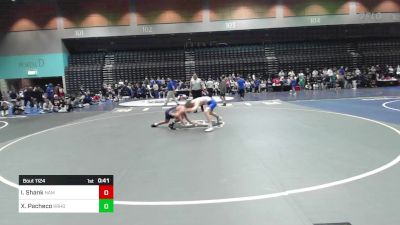 113 lbs Consi Of 16 #1 - Ilan Shank, Nampa vs Xavier Pacheco, Rio Rancho