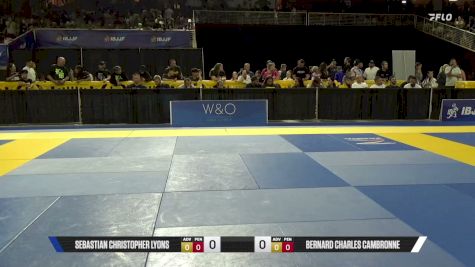Bernard Charles Cambronne vs Sebastian Christopher Lyons 2026 Pan Kids Jiu-Jitsu IBJJF Championship
