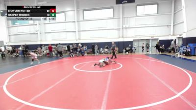 75 lbs Round Of 16 - Braylon Nutter, WV vs Harper Rhodes, MI