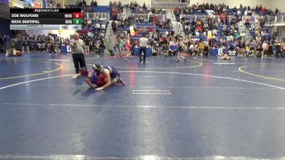 112 lbs Consy 6 - Zoe Wolford, Morgantown-WV vs Raya Sentipal, Burgettstown