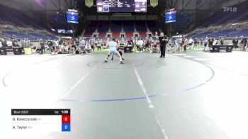 220 lbs Cons Semi - Garett Kawczynski, Wisconsin vs Alex Taylor, Ohio