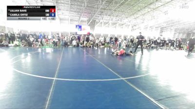 95 lbs Round 2 - Lillian Bake, Champions Wrestling Club vs Camila Ortiz, Legion Wrestling Club
