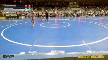120 lbs Consolation - Jalissa Ortega, Texas Elite Wrestling Club vs Millie Cook, Hoisington Jr Cardinals