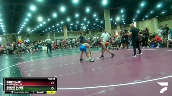 90 lbs Placement (16 Team) - Aiden Nam, Glasgow WA vs Brent Mabe, BS Wrestling