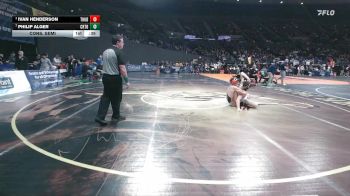 5A Boys 132 lbs Cons. Semi - Philip Alger, Crater Boys vs Ivan Henderson, Thurston Boys